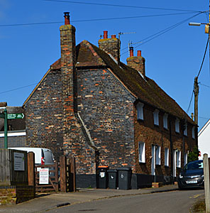 4 to 8 Conger Lane from the south-east March 2016